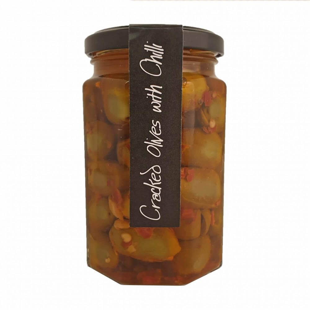 Casina Rossa Green Olives with Chilli 280g